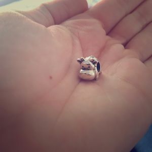 Authentic pandora cow charm